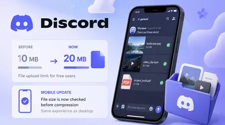 Discord sube el límite gratuito a 20 MB, pero Telegram sigue siendo imbatible