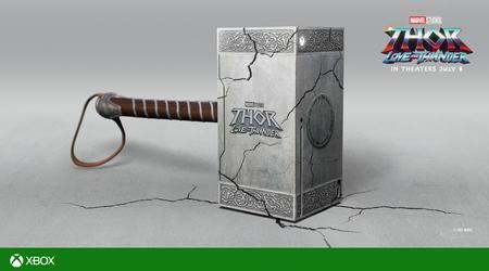 Aquí está la cosa: Microsoft presentó una edición limitada de Xbox Series X al estilo del martillo de Thor
