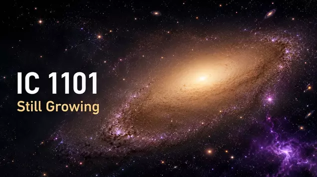 La galaxia canibal: IC 1101 es ...