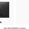 Vista detallada del monitor Dell SE2726HG