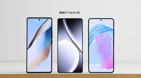Pantalla grande y biseles delgados del mismo tamaño: realme ha revelado una foto del smartphone realme GT Neo 6 SE