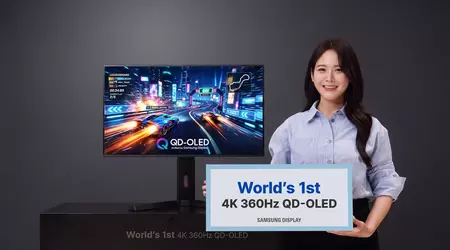 Samsung presenta el primer panel QD-OLED 4K a 360 Hz del mundo