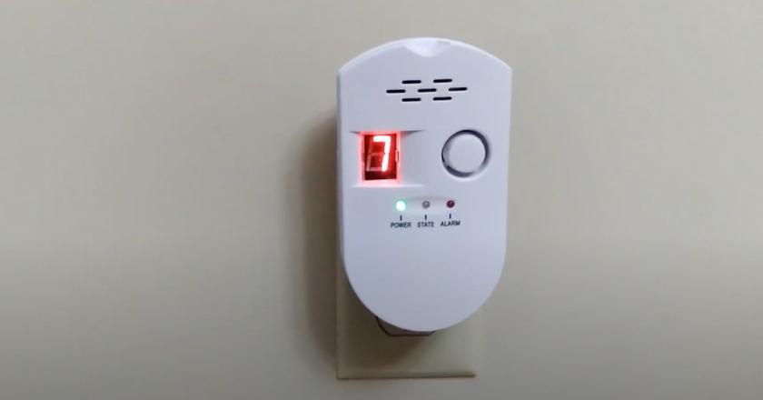 Sensor de fuga de gas natural