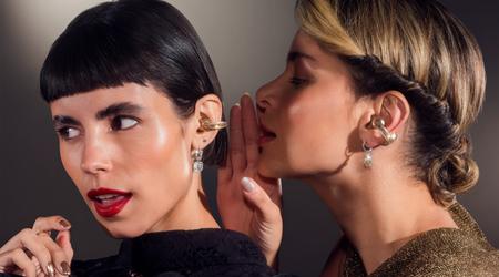 Motorola ha lanzado auriculares inalámbricos Moto Buds Loop con cristales de Swarovski que parecen pendientes elegantes
