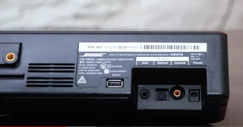 Barra de sonido BOSE SOLO 5 para PC