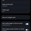 Configuración de la pantalla de inicio en One UI 7