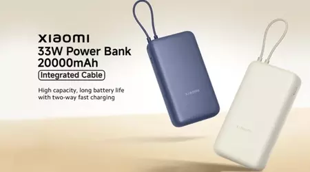 Xiaomi lanza su nueva Power Bank 10000 de 33W con cable integrado en más países europeos