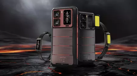 El "primer" Oukitel WP300 del mundo: un ladrillo modular de 16,000 mAh con una cara de reloj desmontable