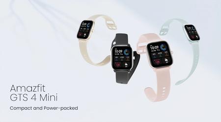 Amazfit GTS 4 Mini en Amazon: smartwatch con GPS, hasta 45 días de autonomía y compatibilidad con Alexa se vende por 99 € (20 € de descuento).