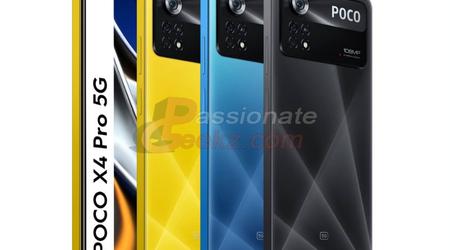POCO X4 Pro 5G aparece en renders de prensa: pantalla perforada, cuerpo plano, cámara de 108MP y tres colores