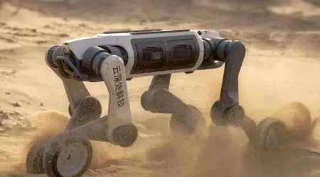 Deep Robotics Lynx M20: un perro robot sobre ruedas para transportar la carga de los rescatistas (video)