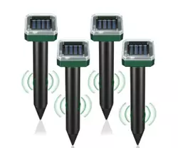 LOTARINI Repelente de Topos Solar 4 Pack