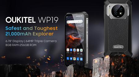 Oukitel WP19: smartphone resistente con batería de 21.000 mAh y cámara de visión nocturna