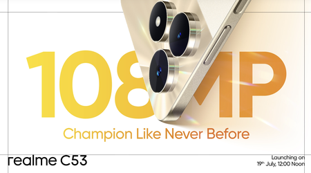 Ya es oficial: la nueva versión del realme C53 con cámara de 108 MP y batería de 5000 mAh debutará el 19 de julio