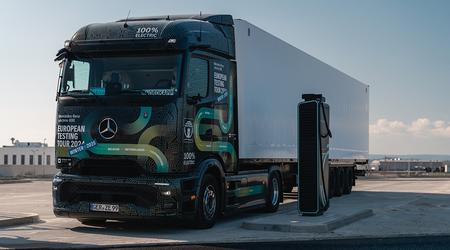 El camión eléctrico Mercedes eActros 600 aspira a un récord Guinness