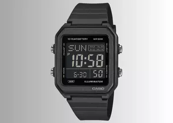 Casio presentó el reloj digital W-221H-1BV ...