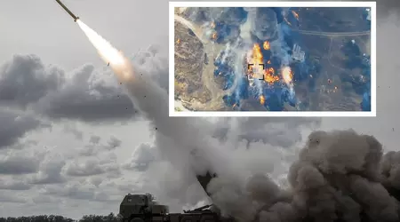 HIMARS destruyó un depósito ruso con munición y misiles antitanque AT-16 Scallion para helicópteros de ataque Ka-52