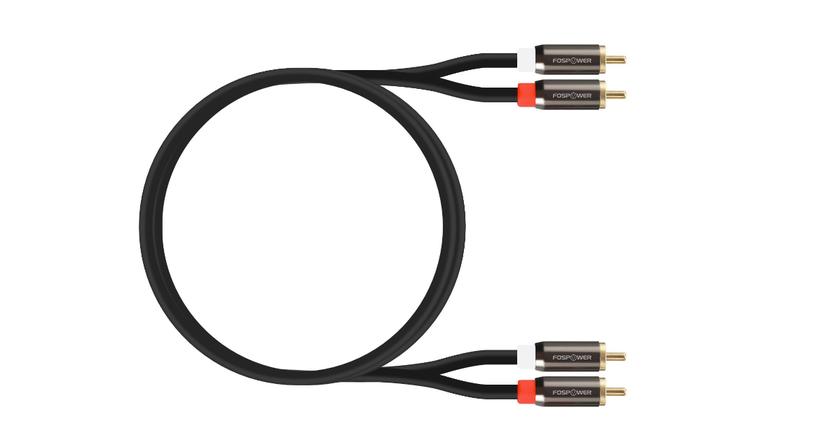 FosPower 2 RCA M / M mejor cable rca audio