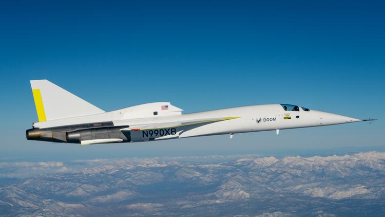 El avión de pasajeros Boom XB-1 ...