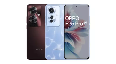 OPPO F25 Pro: pantalla AMOLED de 120 Hz, chip MediaTek Dimensity 7050, protección IP65 y cámara de 64 MP por 290 $.