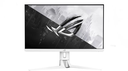 ASUS ha presentado la versión White Edition del monitor ROG PG27UQR 4K