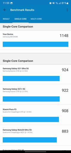 Revisión del Samsung Galaxy S22 Ultra: una fusión de dos galaxias-84