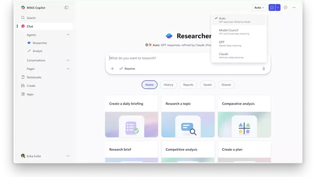 Microsoft presenta Crítica: AI Duo de ...