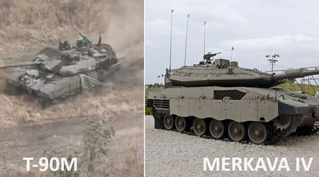 Los propagandistas rusos intentaron hacer pasar la destrucción de su tanque T-90M Breakthrough en Ucrania como la derrota de un Merkava IV en Israel