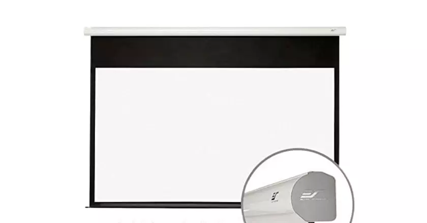 Elite Screens Electric Spectrum Techo mejor proyector de pantalla para 4k