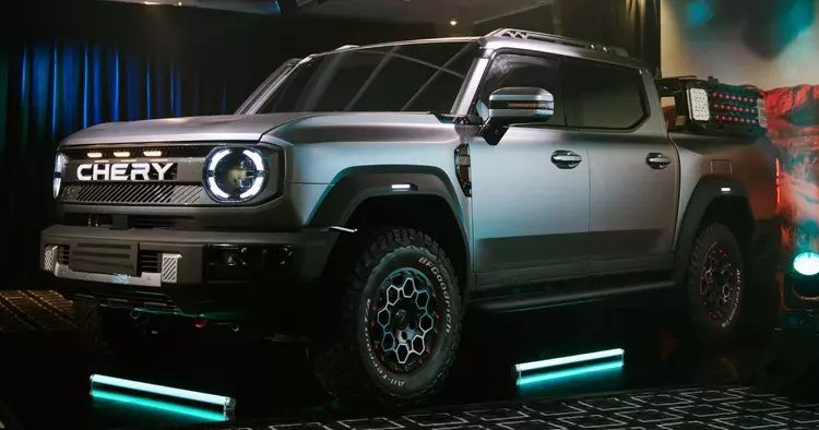 Chery desveló una pickup PHEV diésel