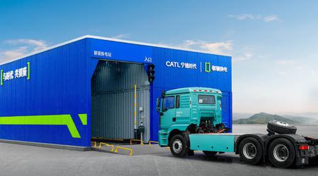 CATL construirá 300 estaciones de intercambio rápido de baterías para camiones eléctricos a finales de año