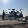 Hangar dañado en la base aérea de Mezzeh
