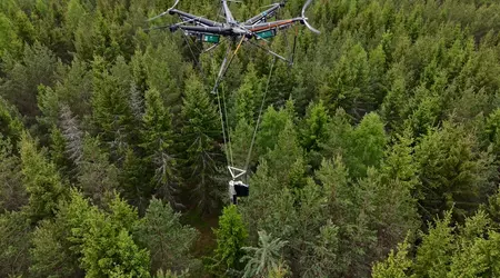 AirForestry tala árboles con drones autónomos por primera vez en un bosque real