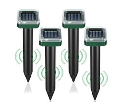 LOTARINI Repelente de Topos Solar 4 Pack