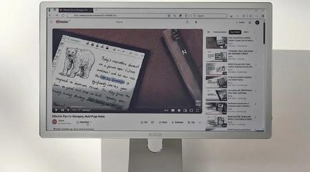 Boox ha presentado el Mira Pro Color, el primer monitor con pantalla E-Ink a color