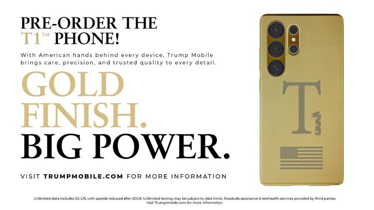El smartphone T1 "Americano" de Trump ...