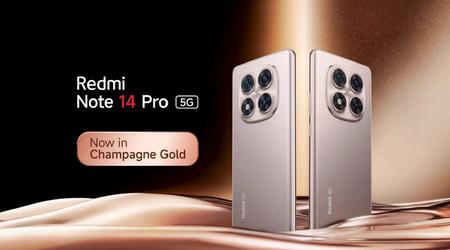 El Redmi Note 14 Pro y Pro+ ya están disponibles en el elegante color Champagne Gold