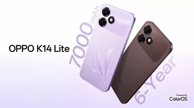 Oppo K14 Lite: batería de 7000 ...