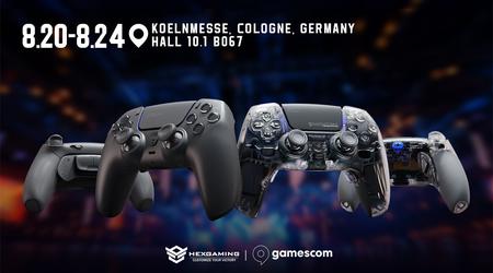 Hexgaming mostrará controladores para jugadores profesionales en Gamescom 2025