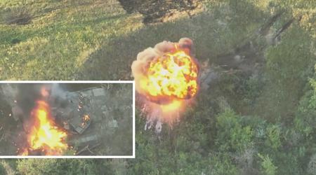 Un dron FPV de 500 dólares destruyó espectacularmente un tanque ruso T-90M valorado en al menos 2,5 millones de dólares con un impacto de precisión