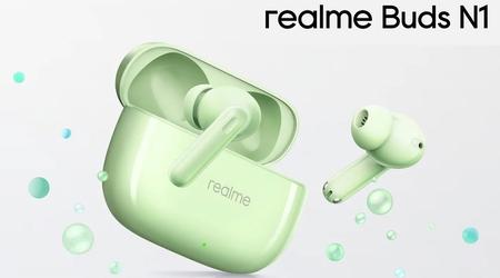 realme Buds N1: controladores de 12,4 mm, ANC, protección IP55 y compatibilidad con Spatial Audio por 29 $. 