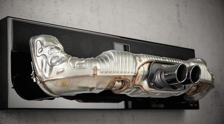 Porsche Design fabricó un altavoz musical con un tubo de escape del Porsche 992 GT3 y lo venderá por 12.000 dólares