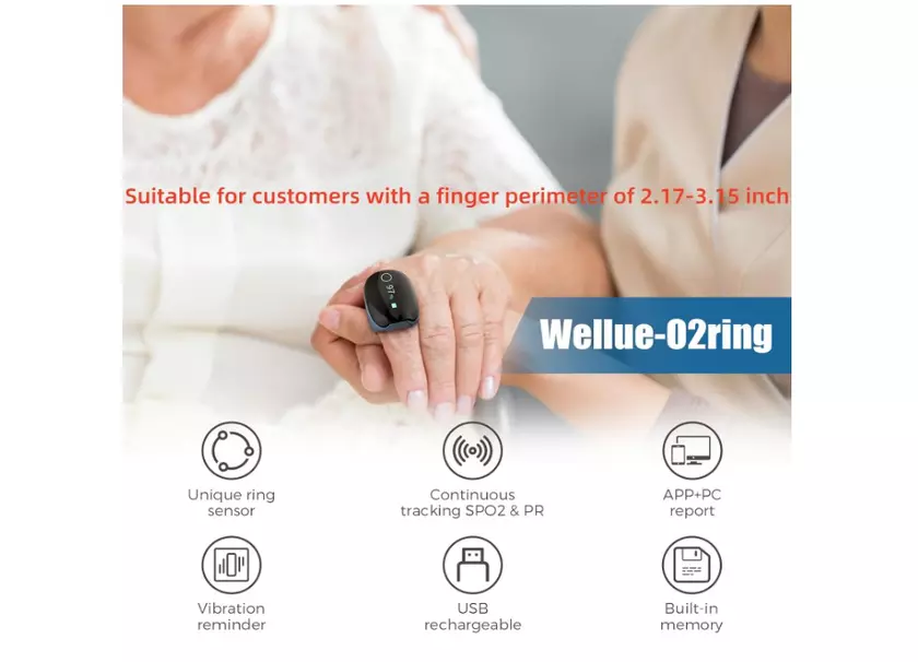 Anillo inteligente Wellue O2