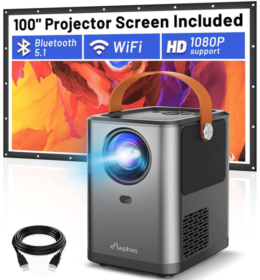 ‎Proyector Portátil Elephas BBQ3