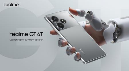 Ya es oficial: el realme GT 6T con pantalla OLED de 120Hz, chip Snapdragon 7+ Gen 3 y batería de 5.500mAh debutará el 22 de mayo