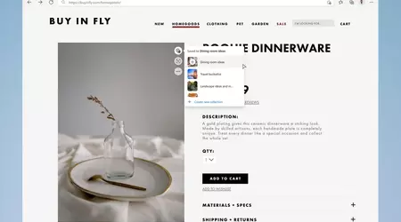 Se añadirá una versión mini de Pinterest y otras pequeñas a Microsoft Edge 