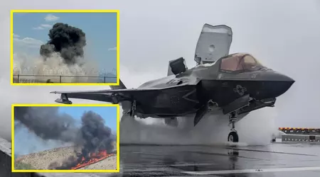 Un caza de pruebas F-35B Lightning II se estrella en EE.UU.: el piloto es trasladado al hospital con heridas graves