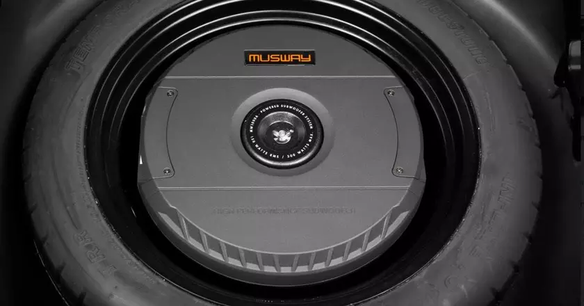 Musway MW1000A subwoofer de rueda de repuesto