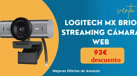 Webcam Logitech MX Brio Ultra HD 4K - descuento de 93€ ¡No te lo pierdas!