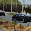 Vista trasera del sedan alargado Xiaomi SU7 L